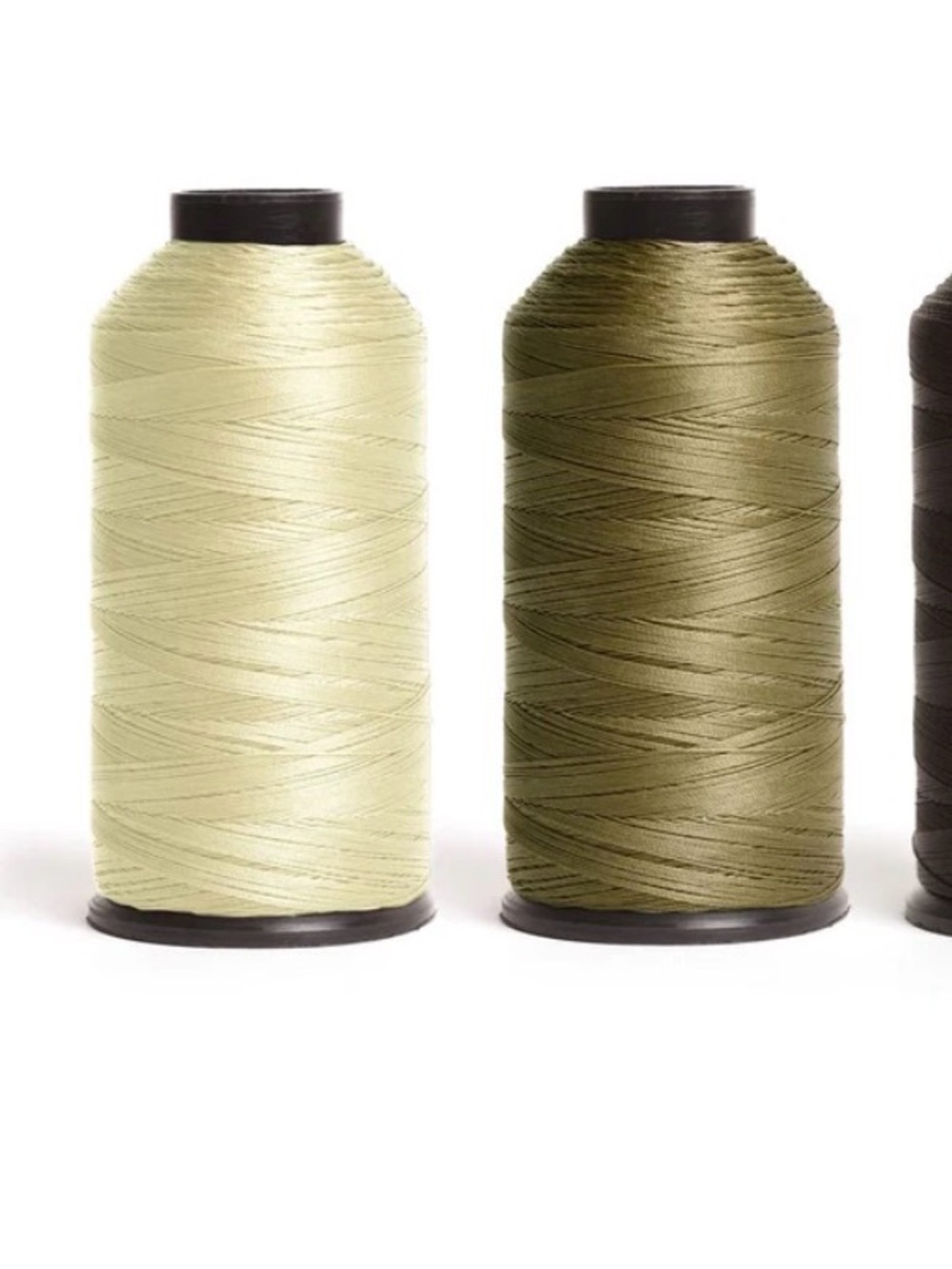 Hairtalk Weft Nylon Thread Spools - Beige, Olive, Black